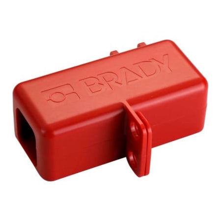Brady Brady 150820 BatteryBlock Cable Lockout - Small, ABS Plastic, Red, 1/4' Cable Length 150820